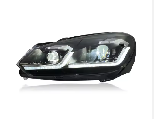 LED Scheinwerfer für Volkswagen Golf 6 MK6 2009–2016 – Dynamische LED Frontscheinwerfer Plug & Play