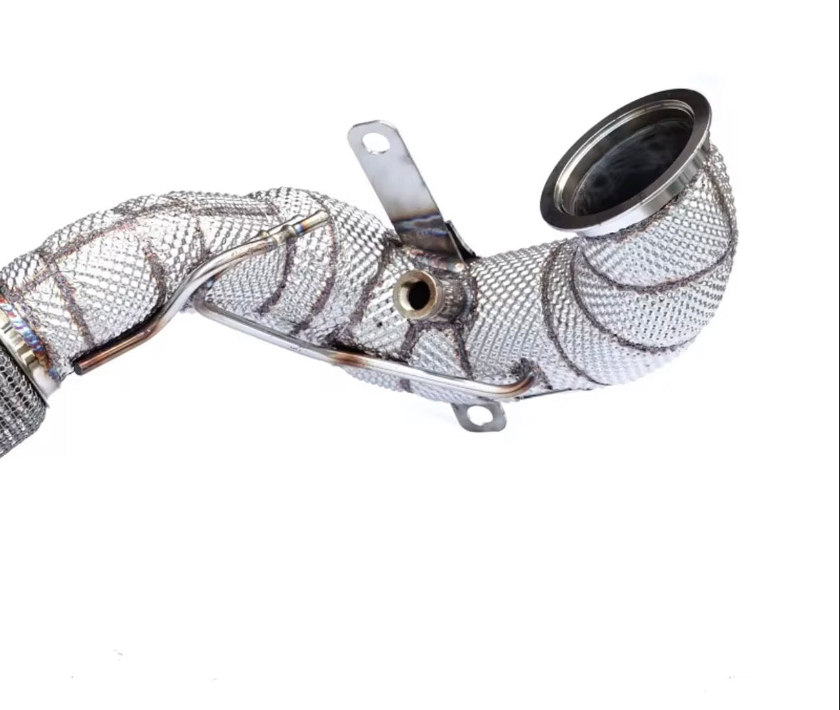 Downpipe / Fallrohr für VW Golf 8 / GTI / Tiguan / Arteon 2.0T (2019–2022) mit Katalysator