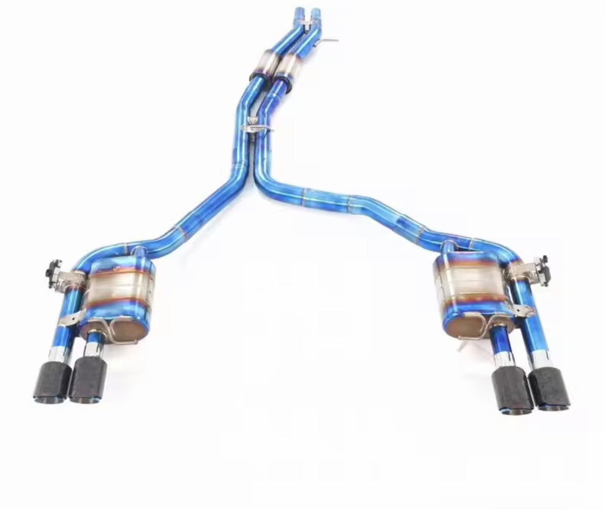 Catback Auspuffanlage für Audi S6 / S7 / S8 C7 4.0T (2013–2018) – Titan