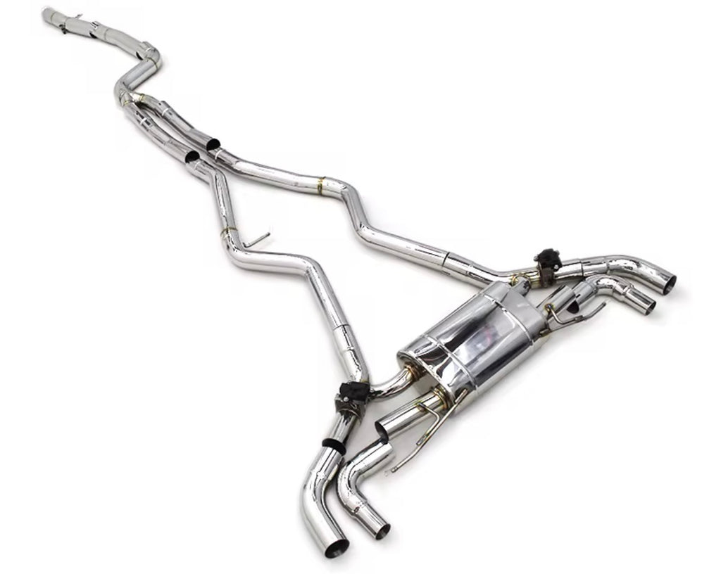 Catback Auspuffanlage für BMW B58 M340i M440i G20 G22 3.0T Edelstahl mit Klappensteuerung