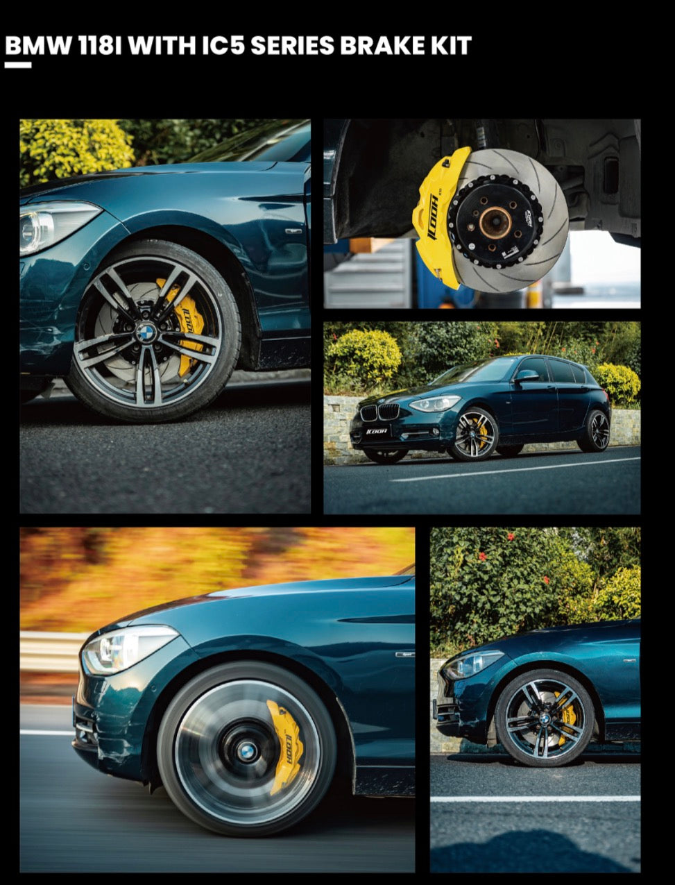 ICOOH IC5 Big Brake Kit 330 mm Carbon Keramik 6 Kolben Vorderachse