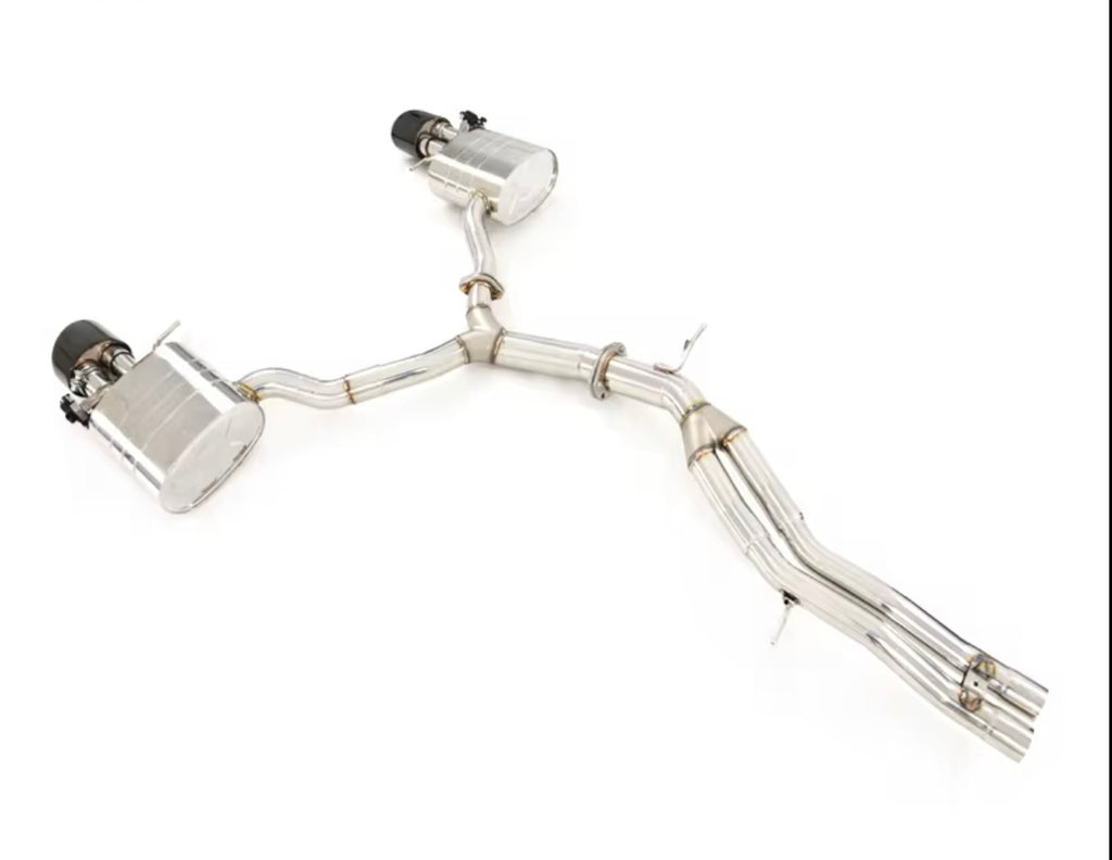 Catback Auspuffanlage für Audi RS5 B9 2.9T (2019–2022) – Edelstahl mit Klappensteuerung