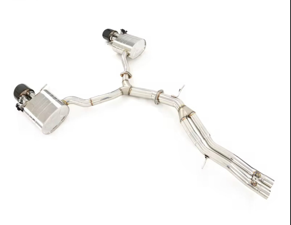 Catback Auspuffanlage für Audi RS5 B9 2.9T (2019–2022) – Edelstahl mit Klappensteuerung