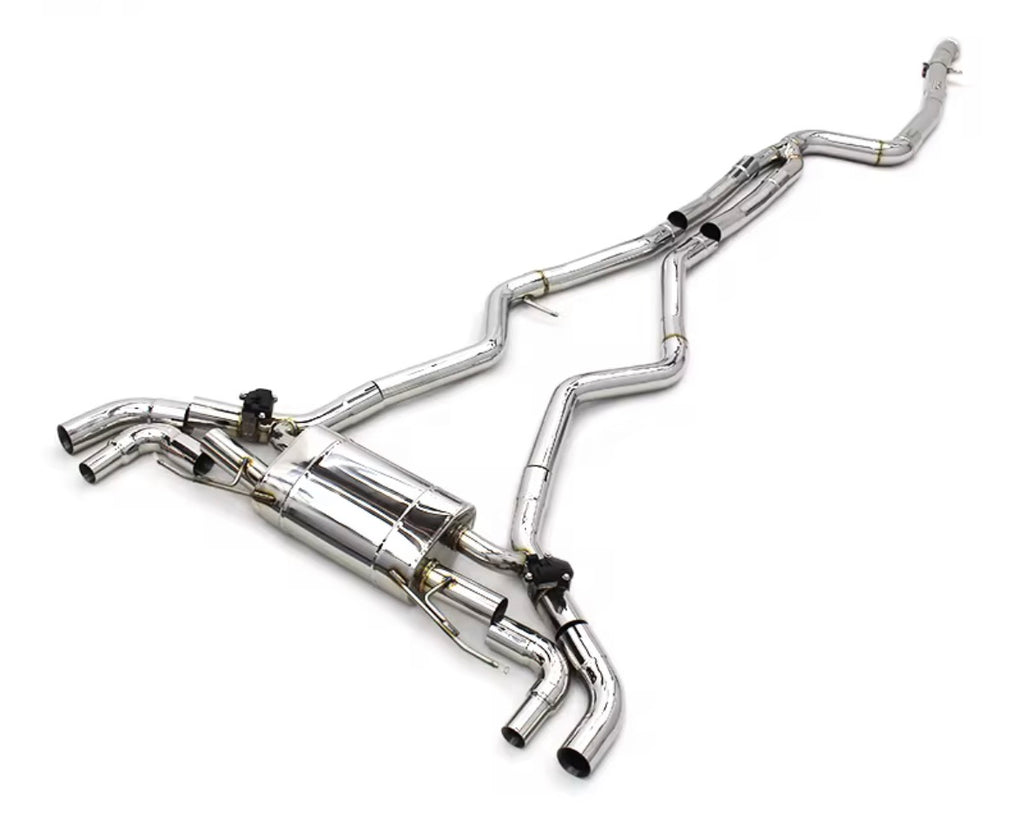 Catback Auspuffanlage für BMW B58 M340i M440i G20 G22 3.0T Edelstahl mit Klappensteuerung