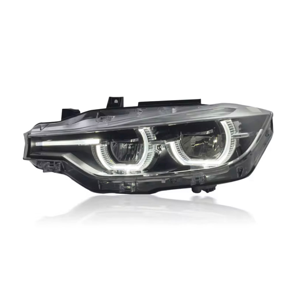 Triple Color LED Scheinwerfer Weiß / Gelb / Amber für BMW F30 F35 F80 2013–2018 – Plug & Play