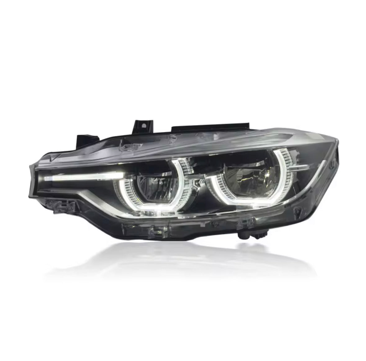 Triple Color LED Scheinwerfer Weiß / Gelb / Amber für BMW F30 F35 F80 2013–2018 – Plug & Play