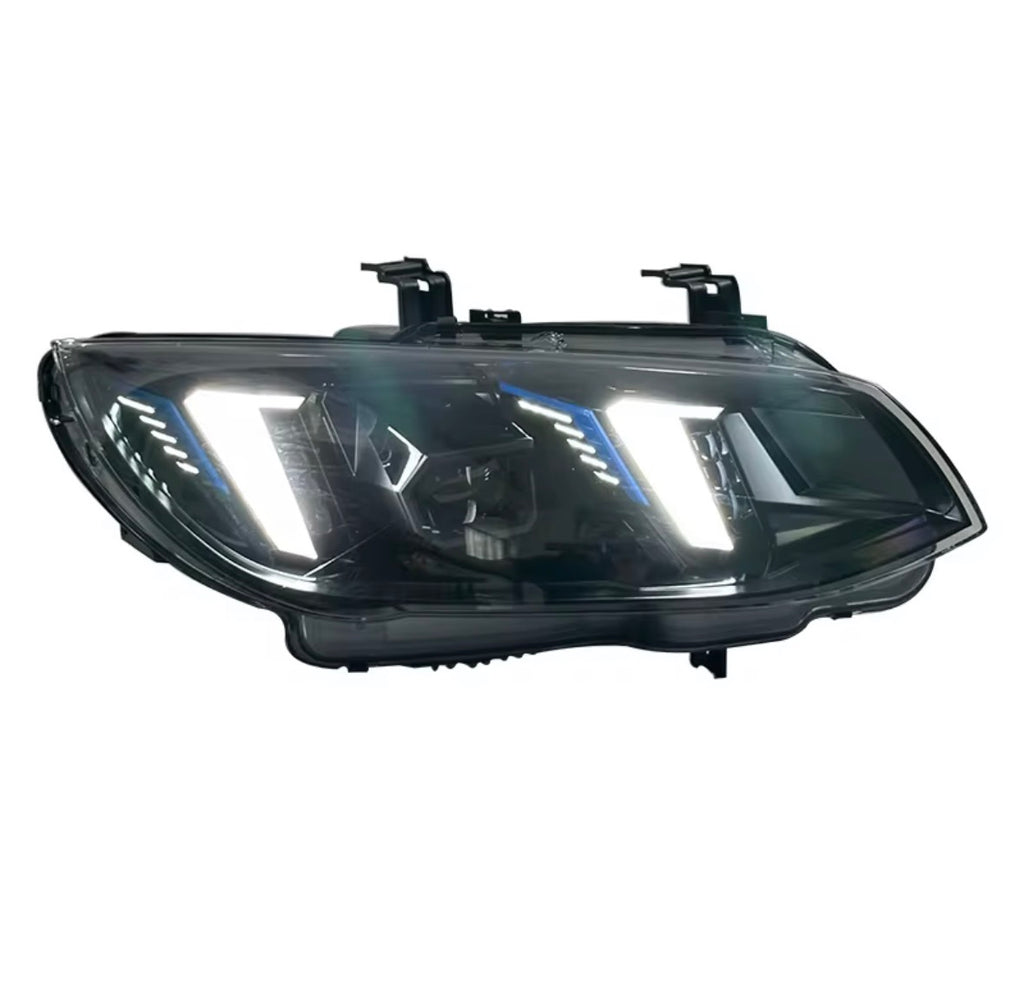 Snake Eye LED Scheinwerfer Weiß / Gelb für BMW E92 E93 LCI 2010–2013 – Plug &Play