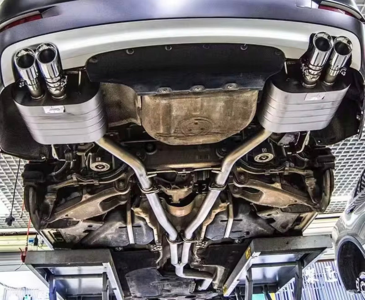 Catback Auspuffanlage für BMW 5er F10 / F18 520i, 525i, 528i 2.0T (2010–2017) – Edelstahl mit Klappensteuerung