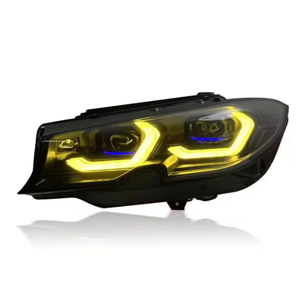 Laser Style LED Scheinwerfer Weiß / Gelb für BMW G20 G28 G80 PRE-LCI – Plug Play