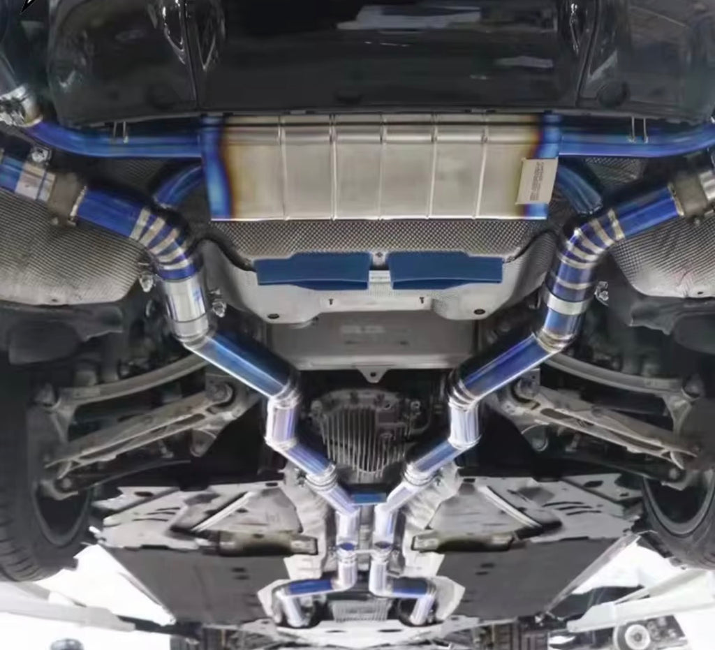 Catback Auspuffanlage für BMW M8 4.4T (2019–2023) – Titan mit Klappensteuerung