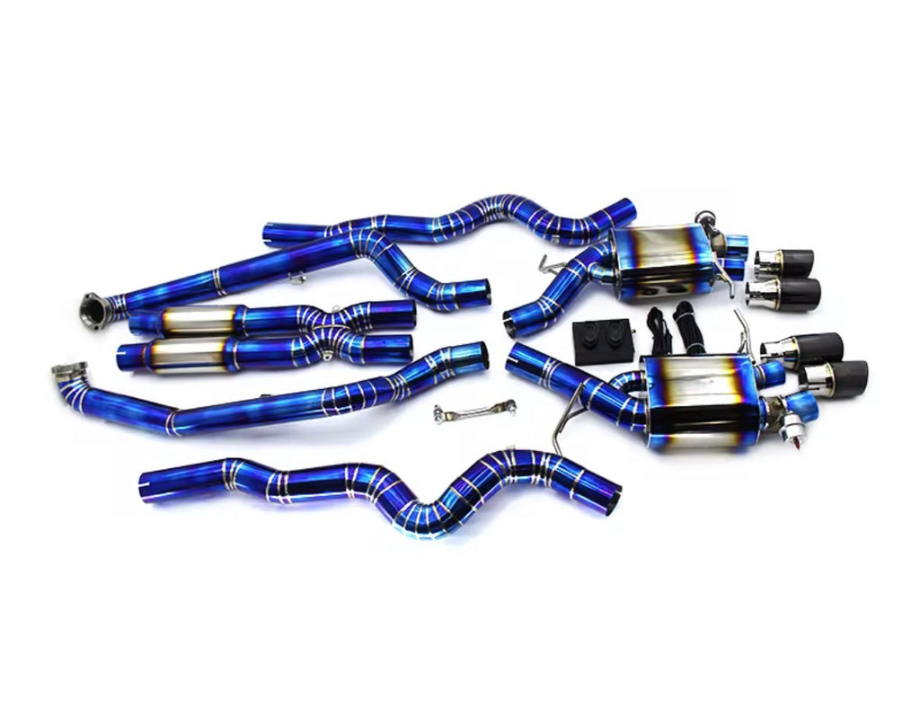 Catback Auspuffanlage für BMW M6 F06 F12 F13 4.4TT (2012–2016) Titan mit Klappensteuerung