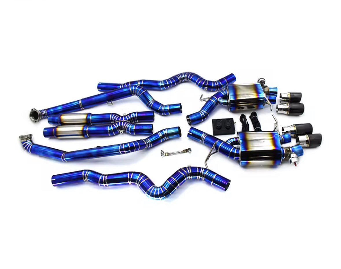 Catback Auspuffanlage für BMW M6 F06 F12 F13 4.4TT (2012–2016) Titan mit Klappensteuerung