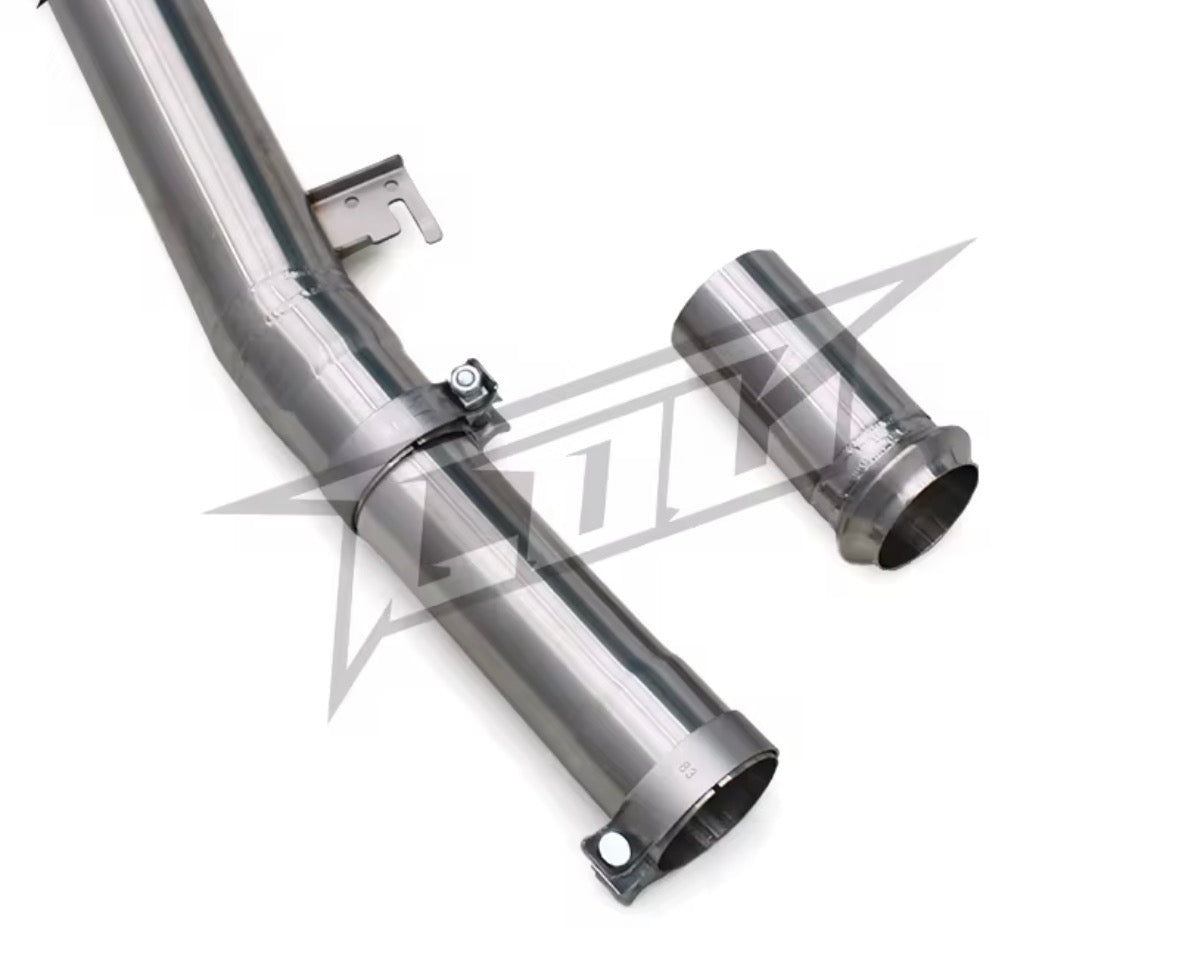 Catback Auspuffanlage für BMW X5 / X6 G05 G06 2.0T / 3.0T (2019–2021) Edelstahl mit Klappensteuerung