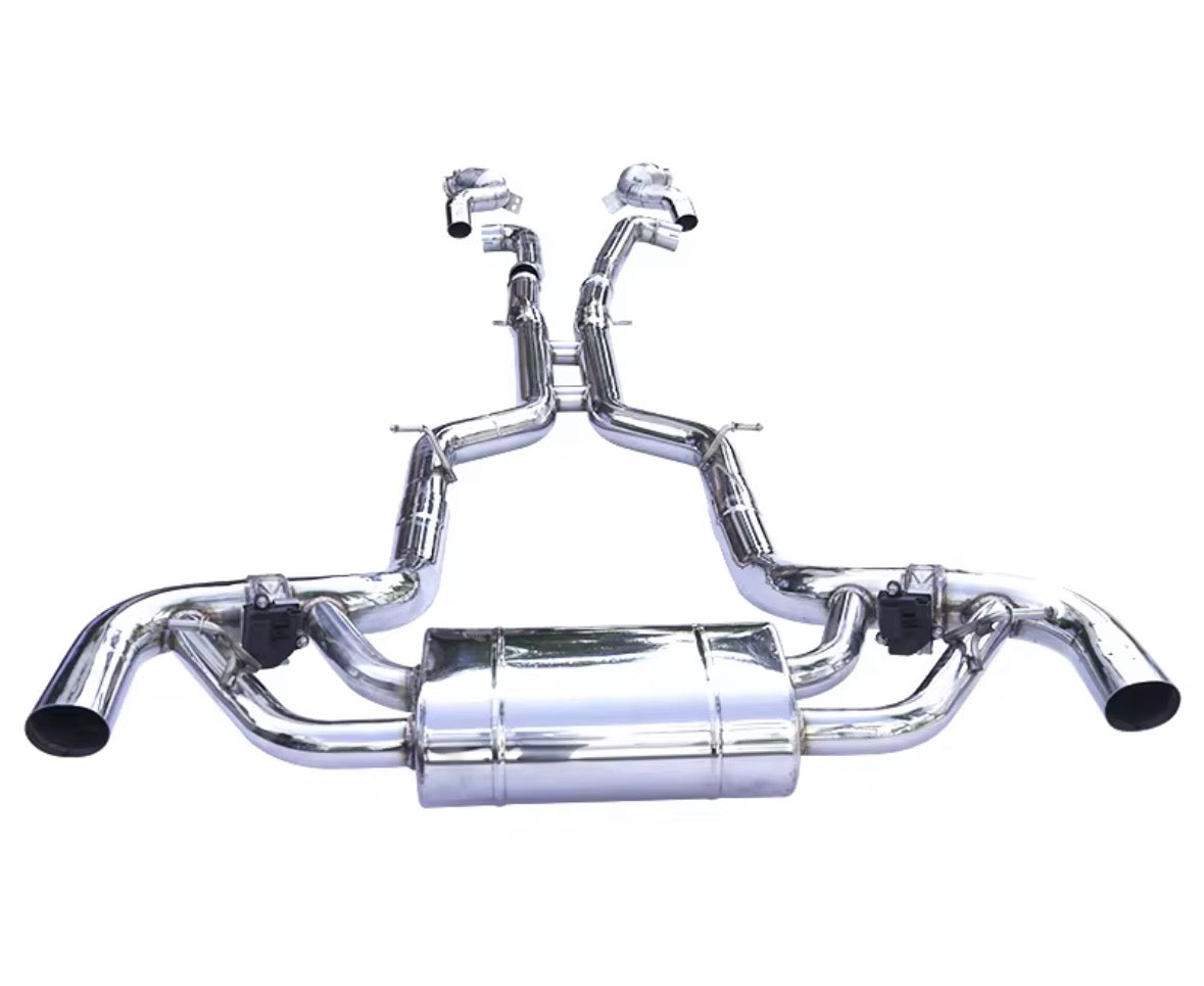 Catback Abgasanlage für AMG GT 4.0T (2016–2020) Edelstahl