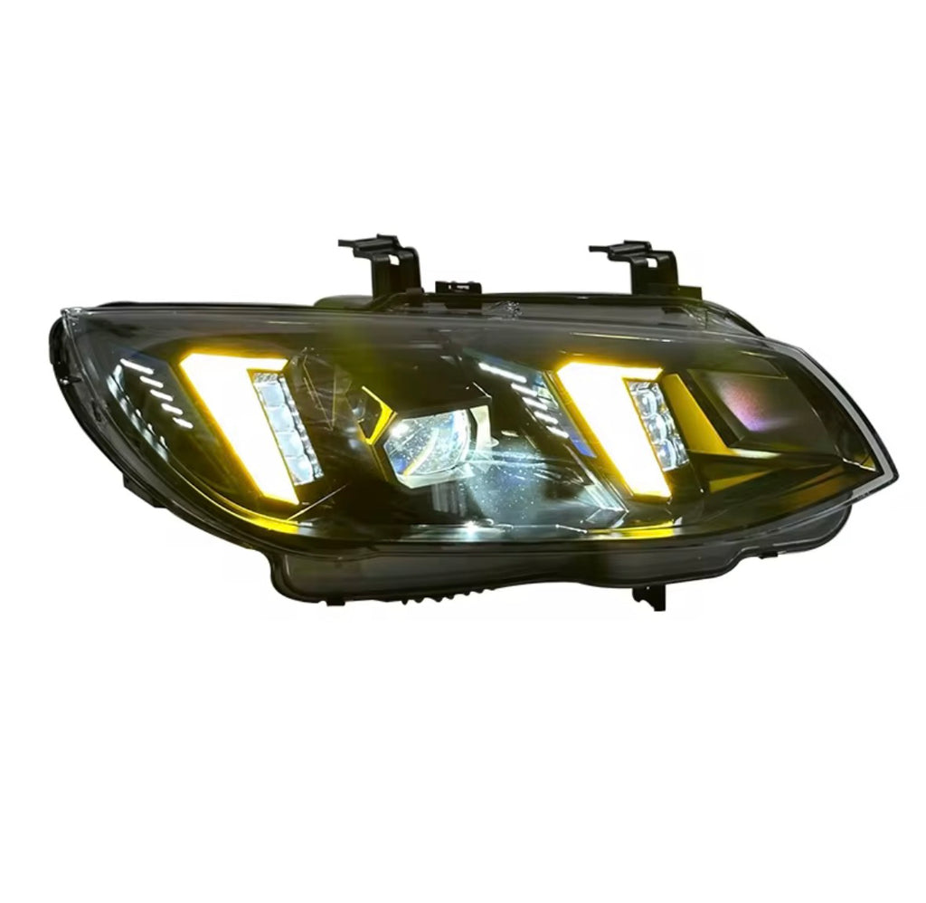 Snake Eye LED Scheinwerfer Weiß / Gelb für BMW E92 E93 LCI 2010–2013 – Plug &Play