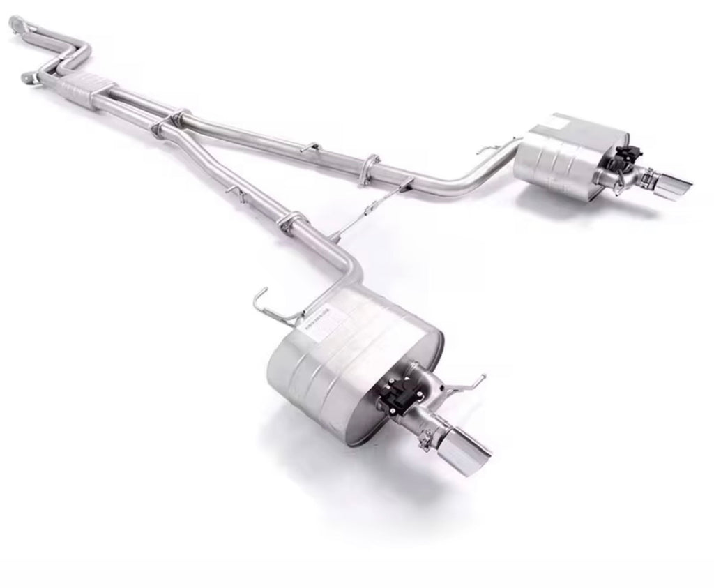 Catback Auspuffanlage für BMW 535i F10 / F18 3.0T N55 (2010–2017) – Edelstahl mit Klappensteuerung