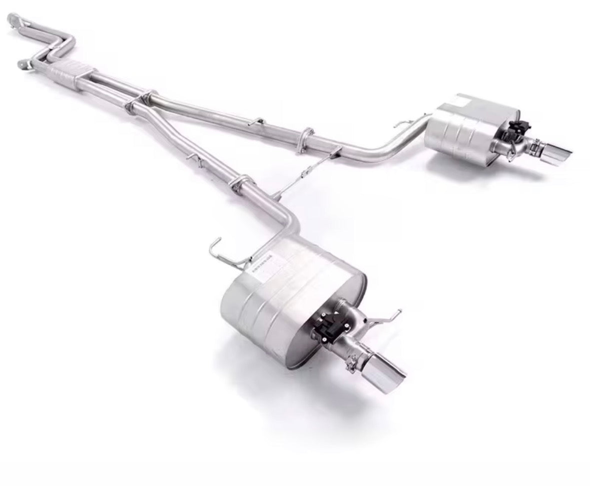 Catback Auspuffanlage für BMW 535i F10 / F18 3.0T N55 (2010–2017) – Edelstahl mit Klappensteuerung
