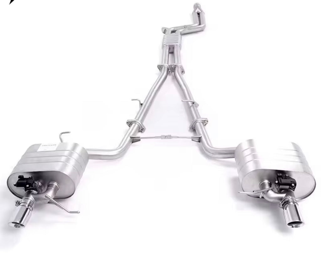 Catback Auspuffanlage für BMW 535i F10 / F18 3.0T N55 (2010–2017) – Edelstahl mit Klappensteuerung