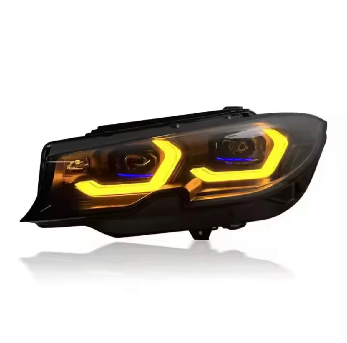 Laser Style LED Scheinwerfer Weiß / Gelb für BMW G20 G28 G80 PRE-LCI – Plug Play