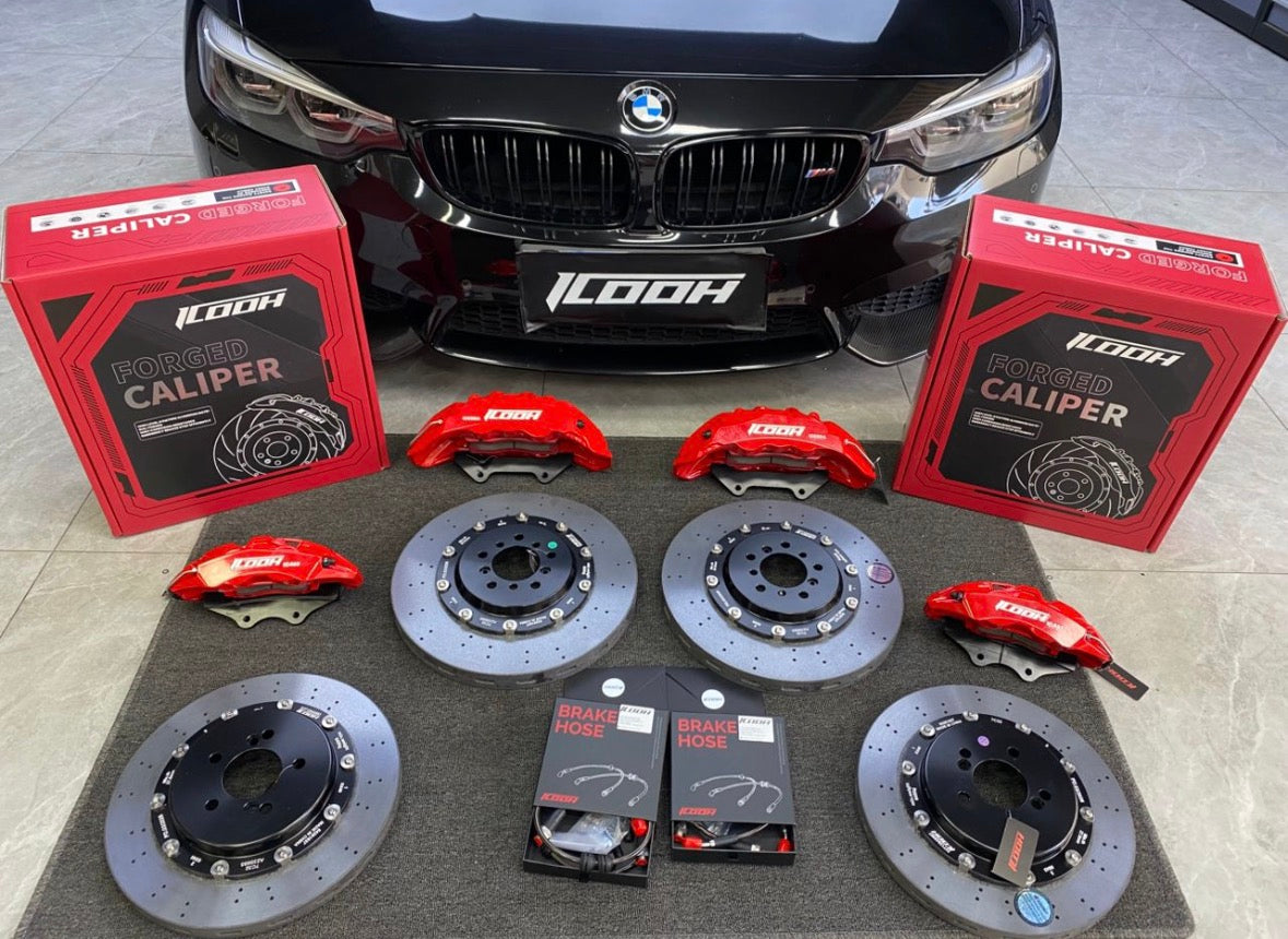 DICASE DT48 EBP Carbon Keramik Big Brake Kit 380 x 28 mm – 4-Kolben Bremsanlage (Hinterachse)