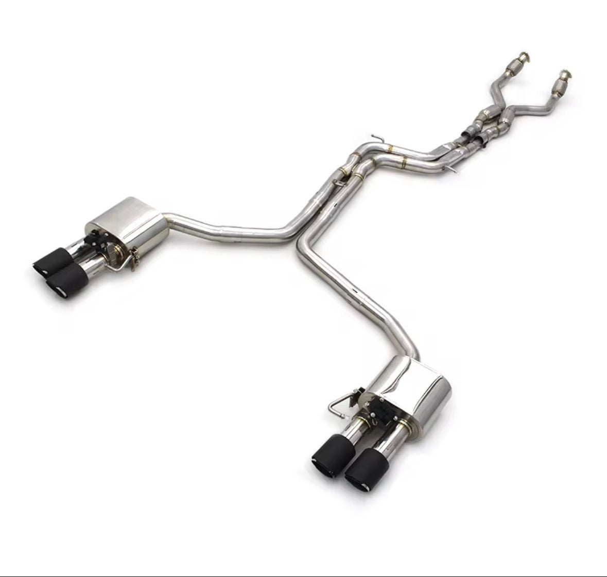Catback Auspuffanlage für Audi S4 / S5 B9 3.0T (2013–2023) – Edelstahl mit Klappensteuerung