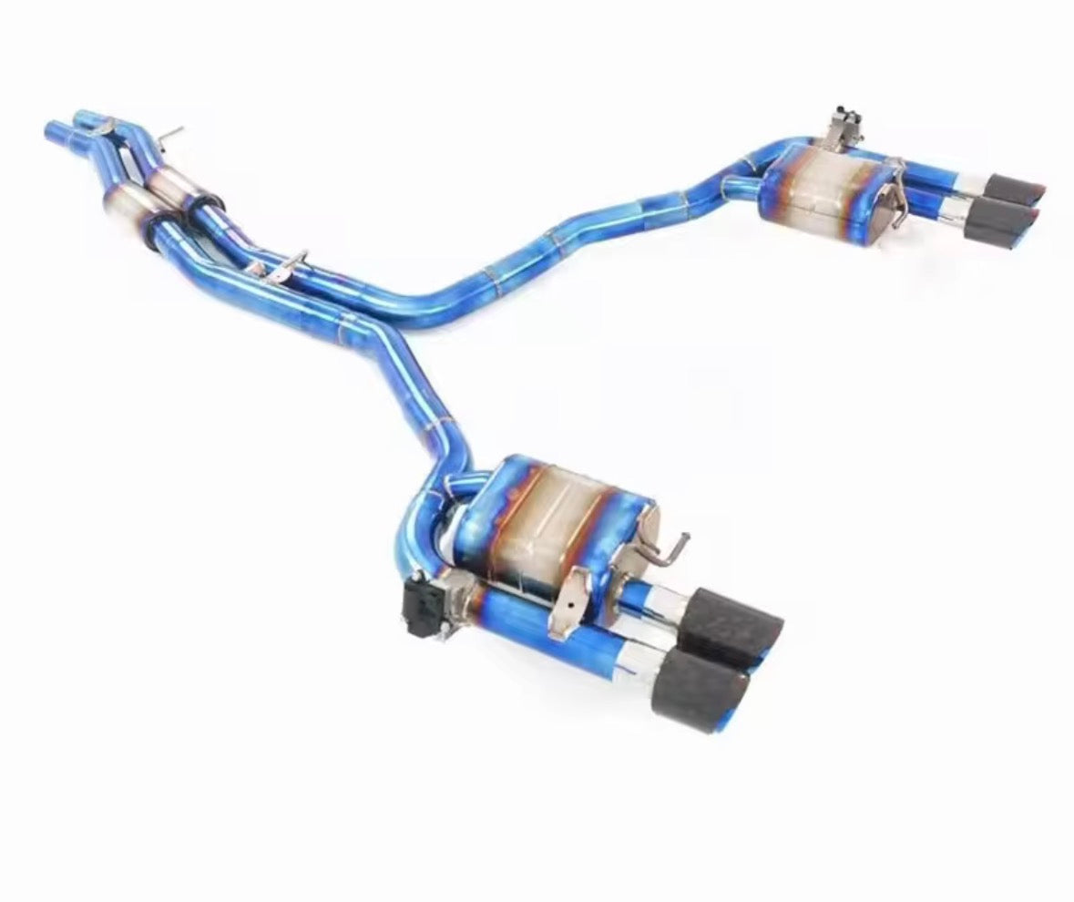 Catback Auspuffanlage für Audi S6 / S7 / S8 C7 4.0T (2013–2018) – Titan