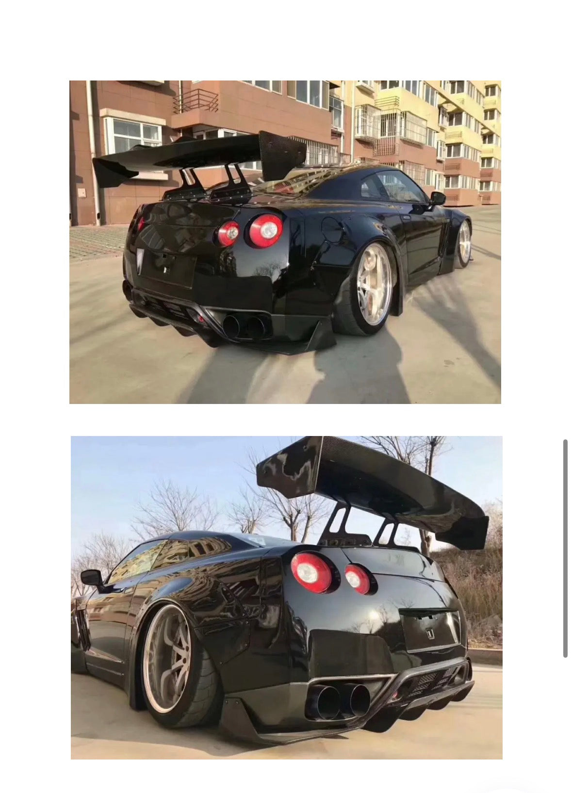 Universal Carbon GT Heckspoiler Racing Style