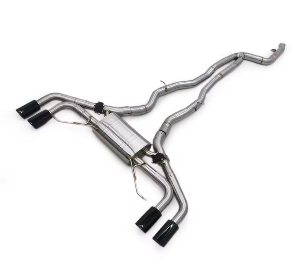 Catback Auspuffanlage für BMW X3 / X4 (F25 / G02 / G08) 2.0T / 3.0T (2014–2025) – Edelstahl mit Klappensteuerung