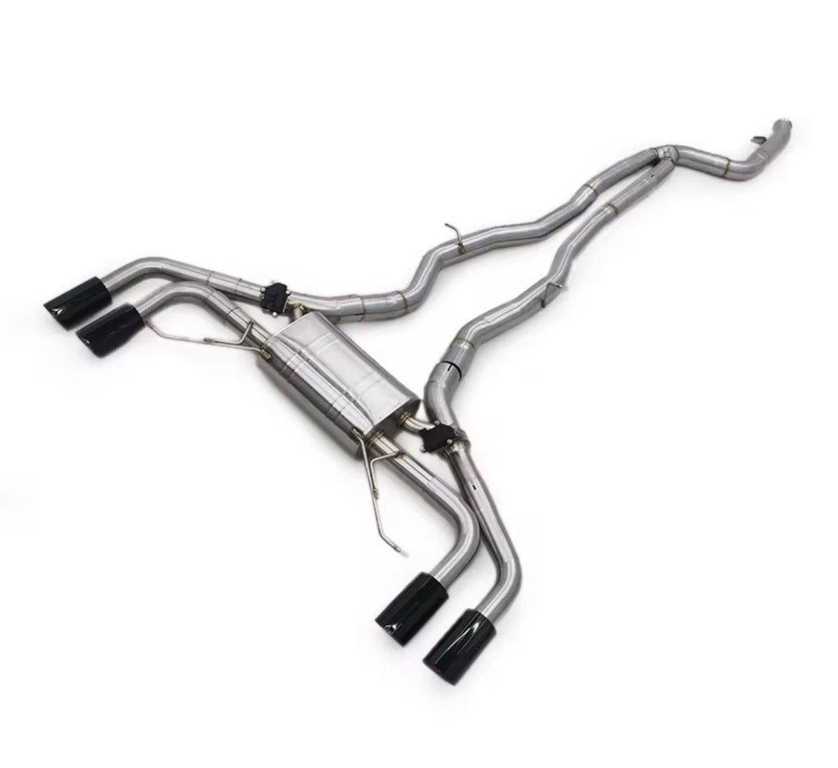 Catback Auspuffanlage für BMW X3 / X4 (F25 / G02 / G08) 2.0T / 3.0T (2014–2025) – Edelstahl mit Klappensteuerung