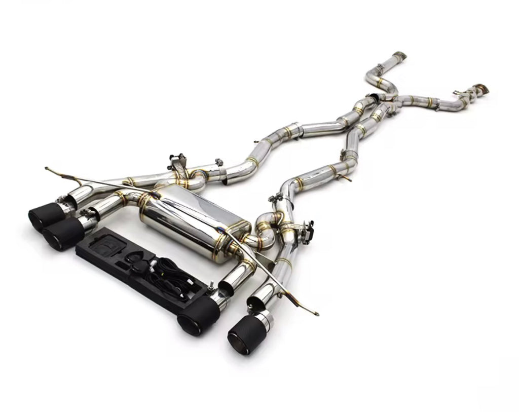 Catback Auspuffanlage für BMW M3 / M4 G80 G82 G8X 3.0T (ab 2019) Edelstahl mit Klappensteuerung