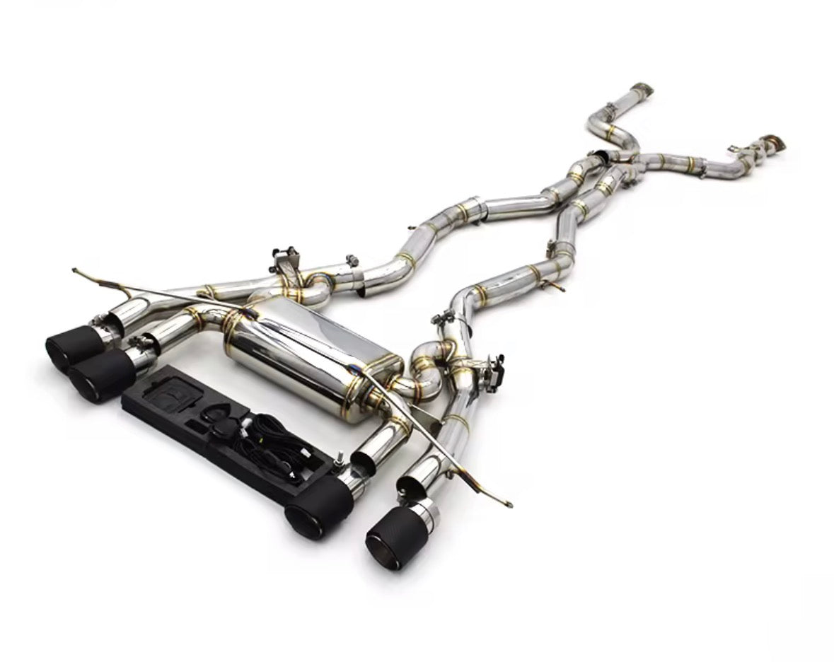Catback Auspuffanlage für BMW M3 / M4 G80 G82 G8X 3.0T (ab 2019) Edelstahl mit Klappensteuerung
