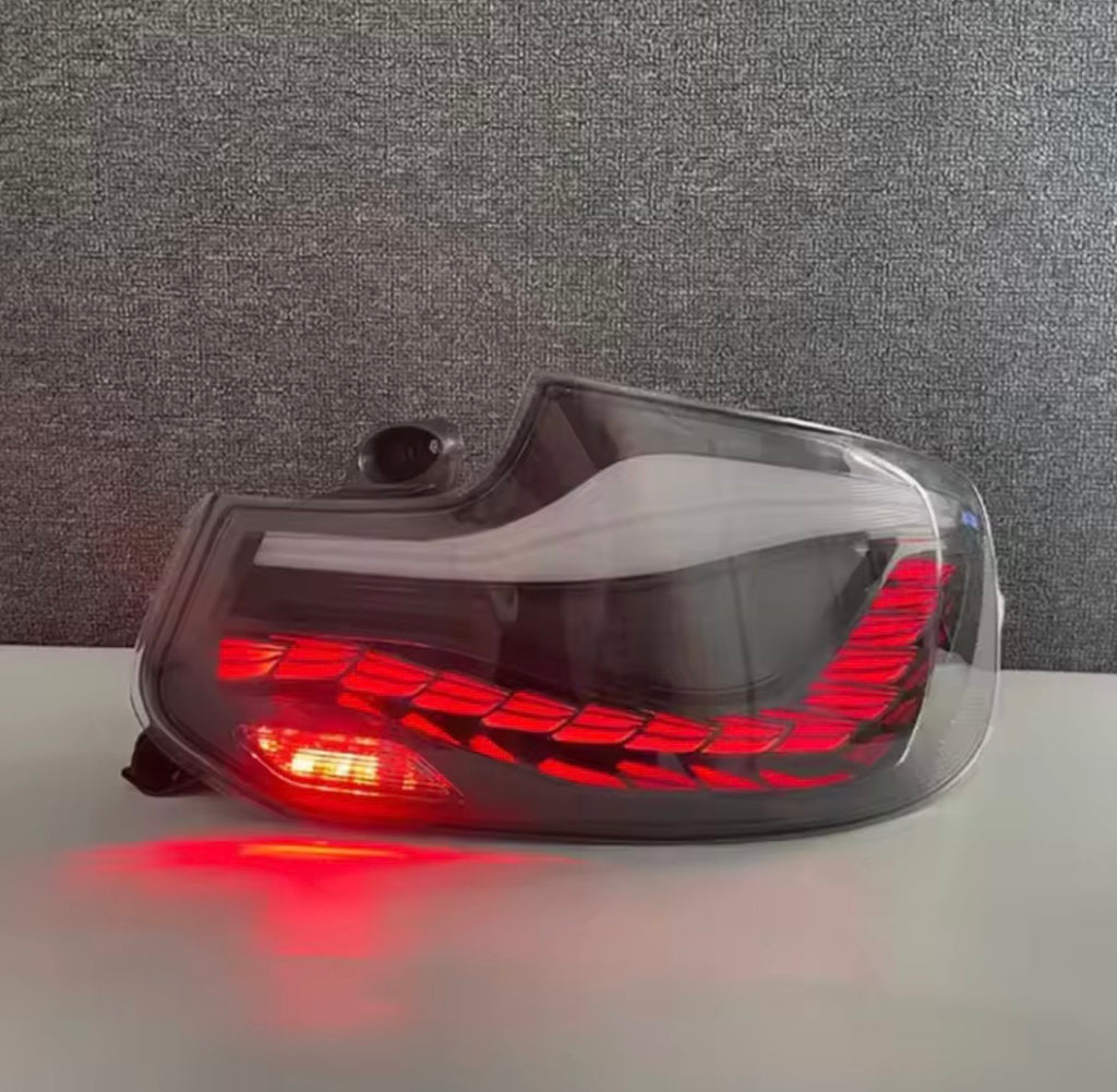 GTS Style LED Rückleuchten für BMW F22 F87 M2 2014–2021 – Drachenschuppen Design