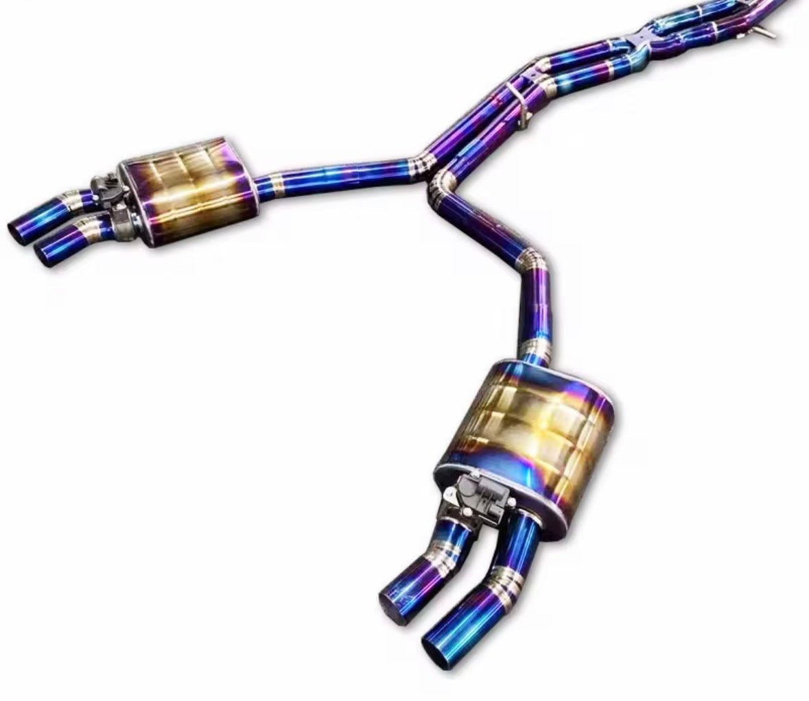 Catback Auspuffanlage für Audi A8 C8 3.0T (2018–2022) – Titan