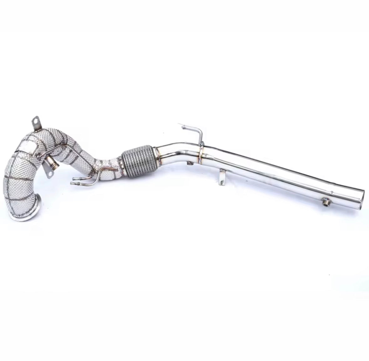Downpipe / Fallrohr für VW Golf 8 / GTI / Tiguan / Arteon 2.0T (2019–2022) mit Katalysator