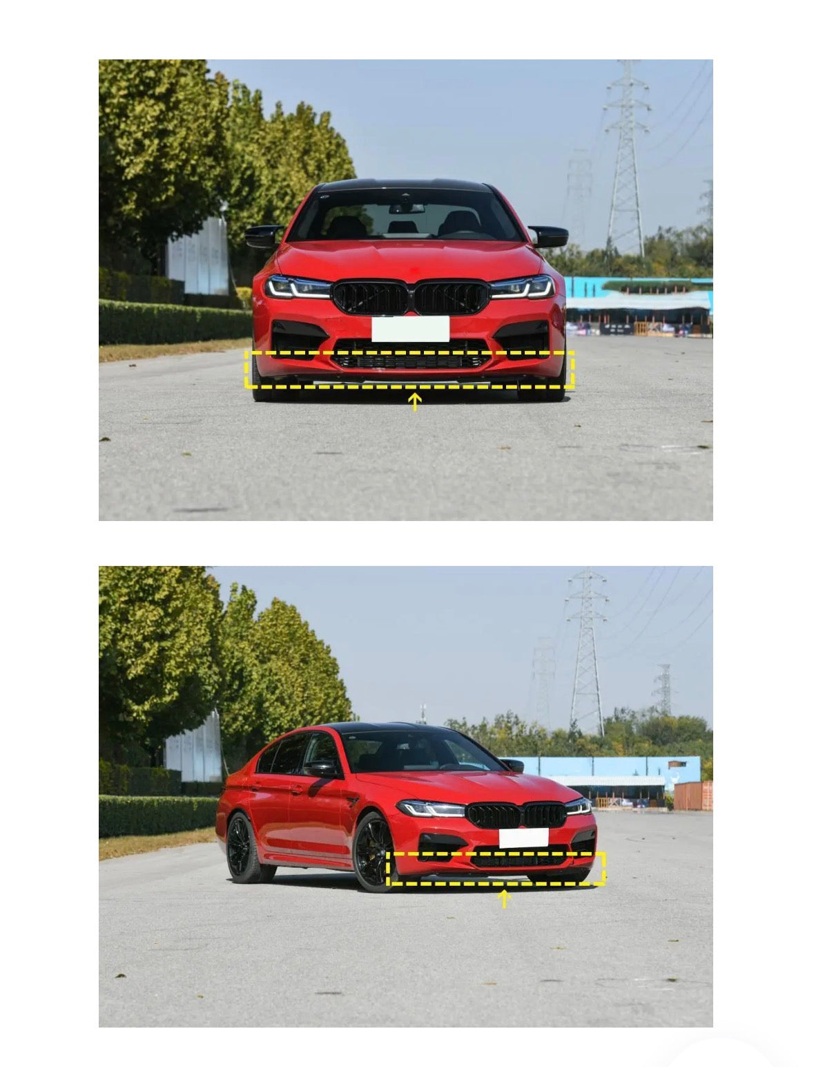 Frontlippe Dry Carbon F90/M5