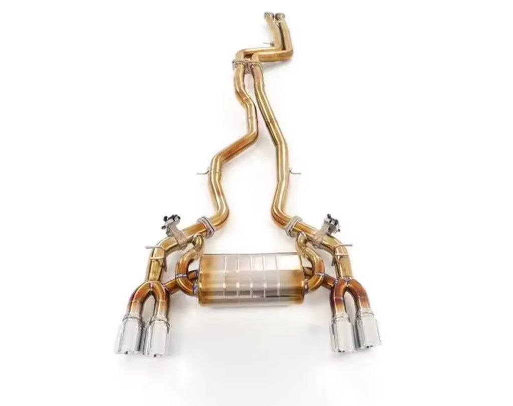 Catback Auspuffanlage für BMW M2 Competition (F87) S55 3.0T (2018–2022) – Titan mit Klappensteuerung
