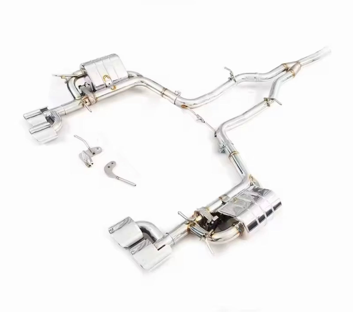 Catback Auspuffanlage für Mercedes-Benz C250 1.8T W204 (2012–2015) Edelstahl