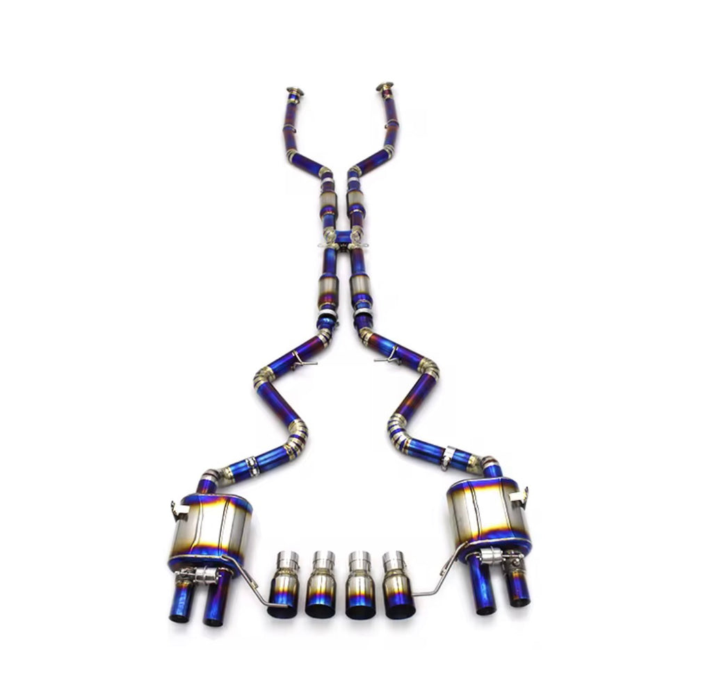 Catback Auspuffanlage für BMW M3 E90 E92 E93 4.0L V8 (2007–2013) Titan mit Klappensteuerung