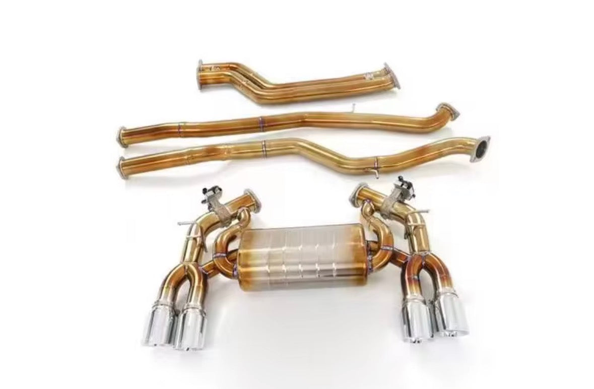 Catback Auspuffanlage für BMW M2 Competition (F87) S55 3.0T (2018–2022) – Titan mit Klappensteuerung