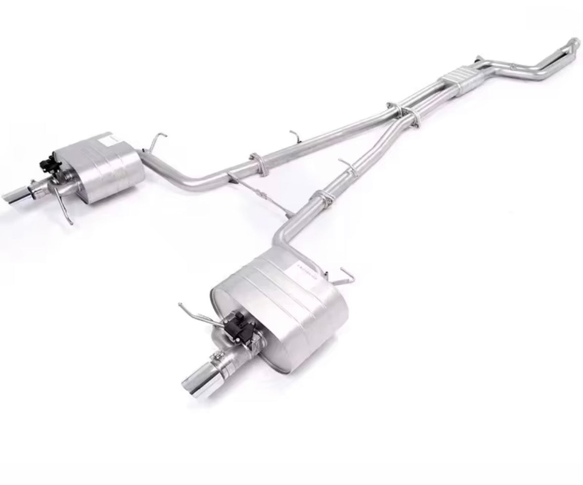 Catback Auspuffanlage für BMW 535i F10 / F18 3.0T N55 (2010–2017) – Edelstahl mit Klappensteuerung