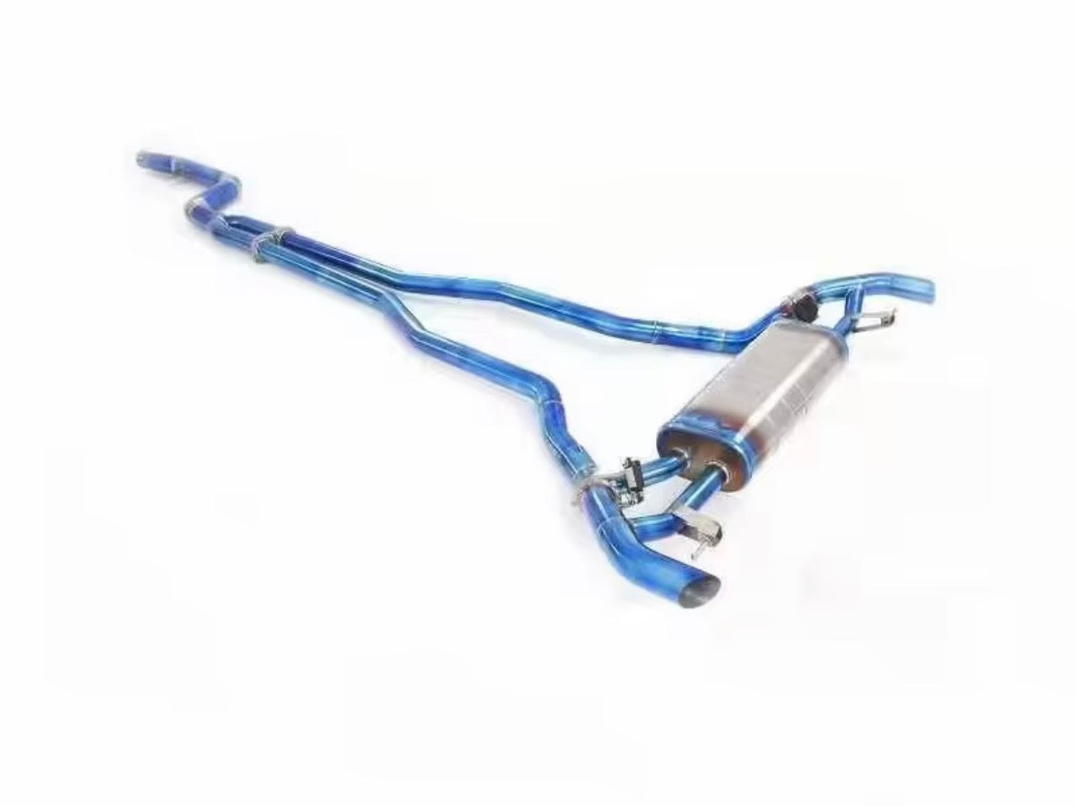 Catback Auspuffanlage für BMW X5 / X6 B58 3.0T (G05 / G06, 2019–2022) – Titan mit Klappensteuerung