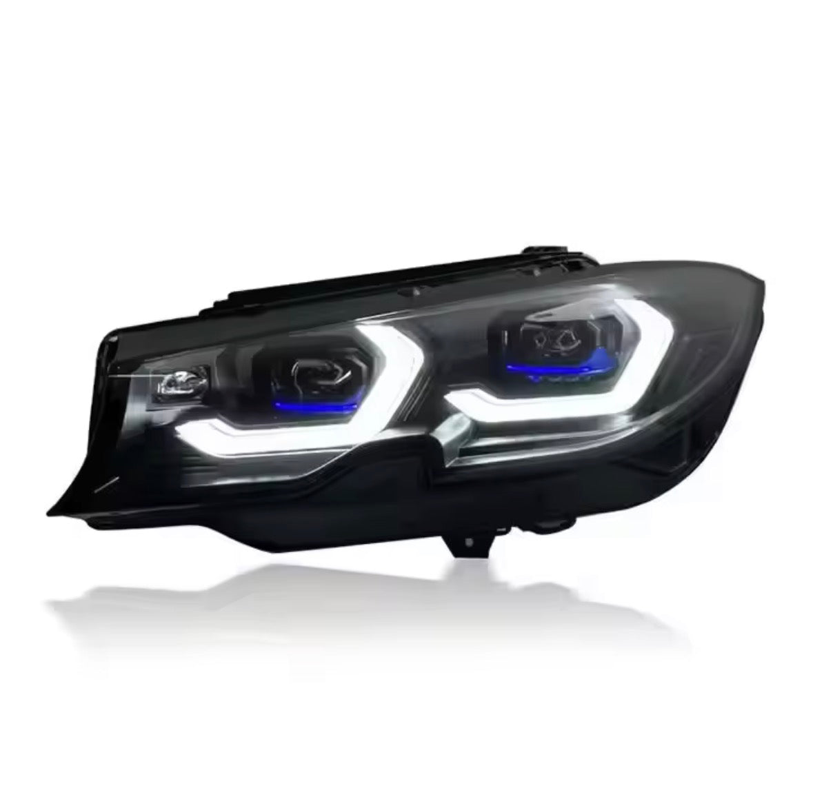 Laser Style LED Scheinwerfer Weiß / Gelb für BMW G20 G28 G80 PRE-LCI – Plug Play