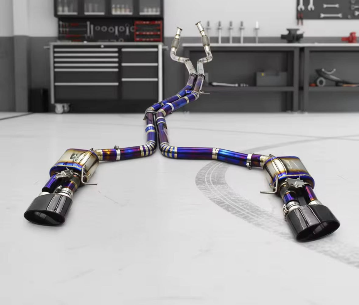 Catback Auspuffanlage für Audi RS6 C7 4.0T (2013–2018) – Titan mit Klappensteuerung