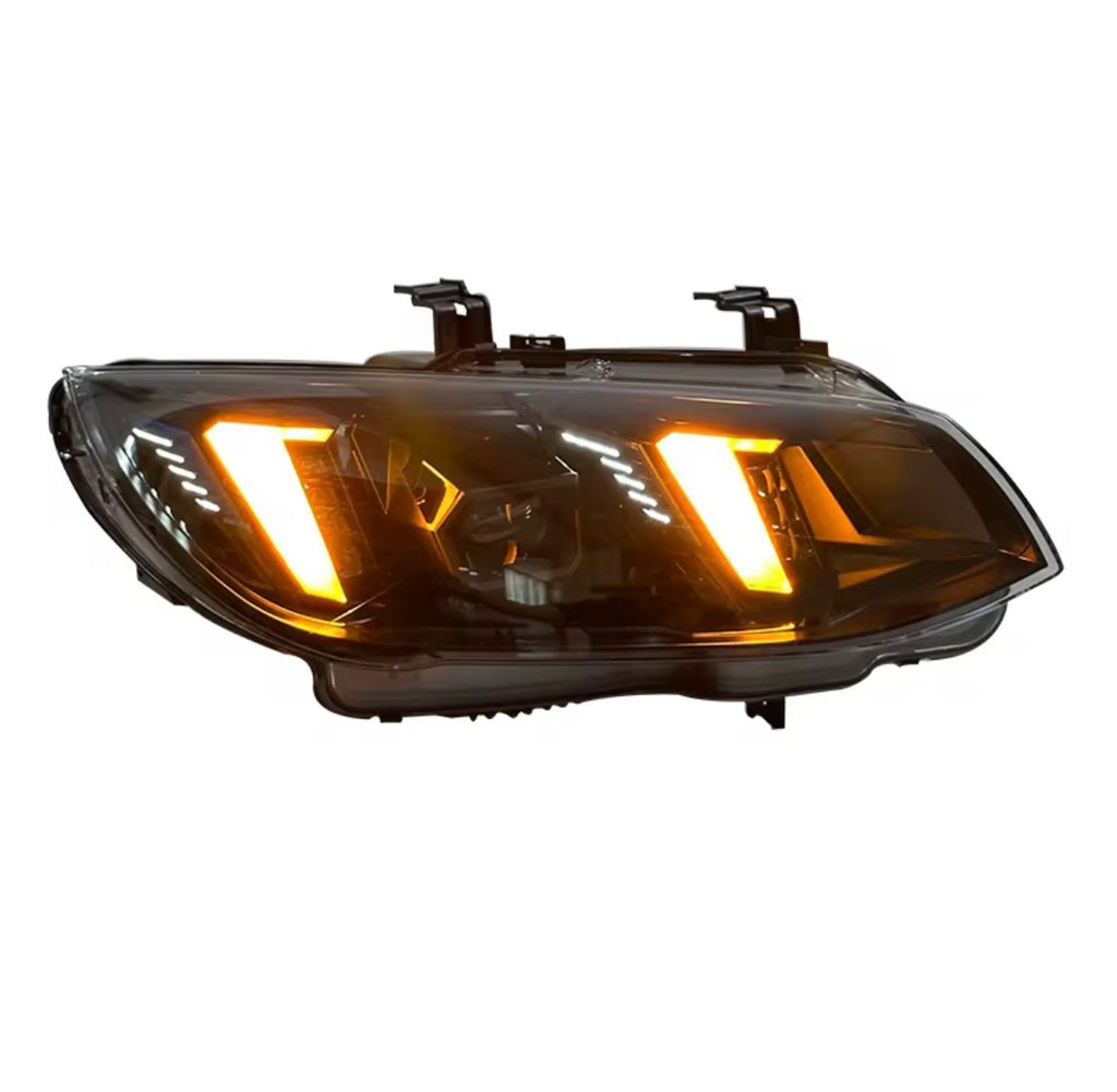 Snake Eye LED Scheinwerfer Weiß / Gelb für BMW E92 E93 LCI 2010–2013 – Plug &Play
