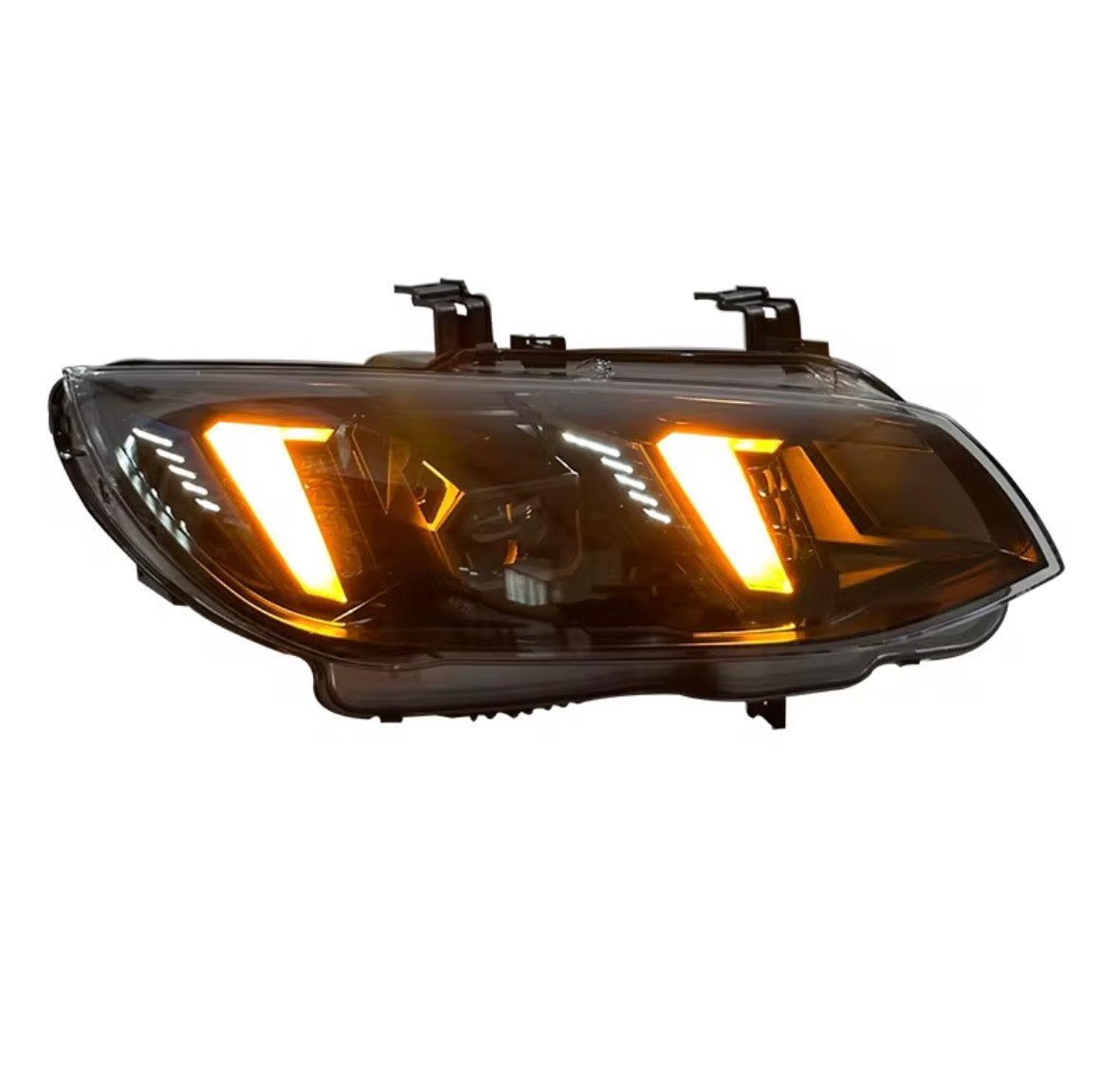 Snake Eye LED Scheinwerfer Weiß / Gelb für BMW E92 E93 LCI 2010–2013 – Plug &Play