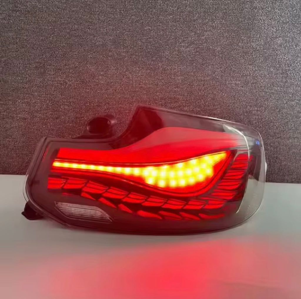 GTS Style LED Rückleuchten für BMW F22 F87 M2 2014–2021 – Drachenschuppen Design