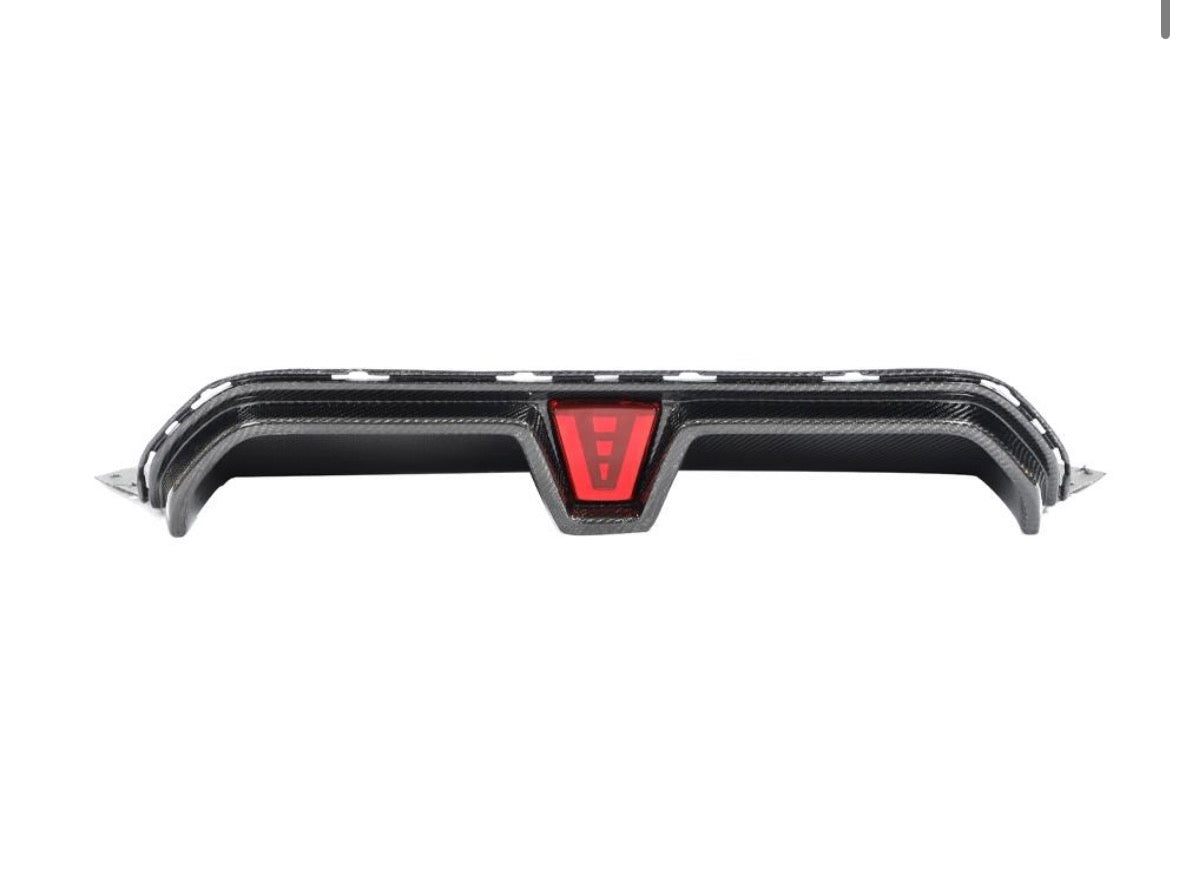 Carbon Fiber Rear Diffuser Rear Bumper Lip Spoiler for BMW F90 M5 2018-2020