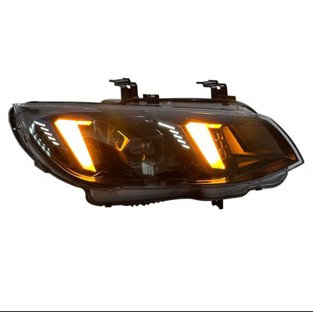 Snake Eye LED Scheinwerfer Weiß / Gelb für BMW E92 E93 LCI 2010–2013 – Plug &Play