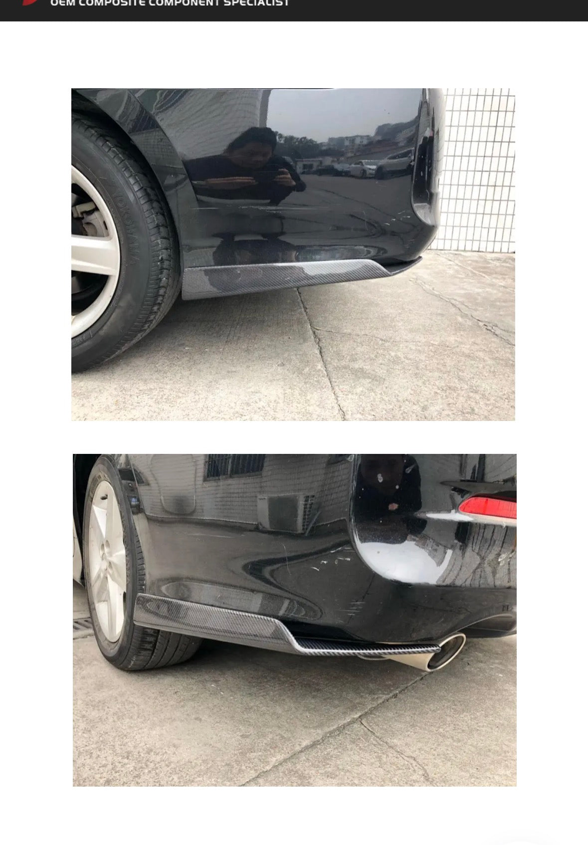 Universal Carbon Splitter Canards Aero Diffusor