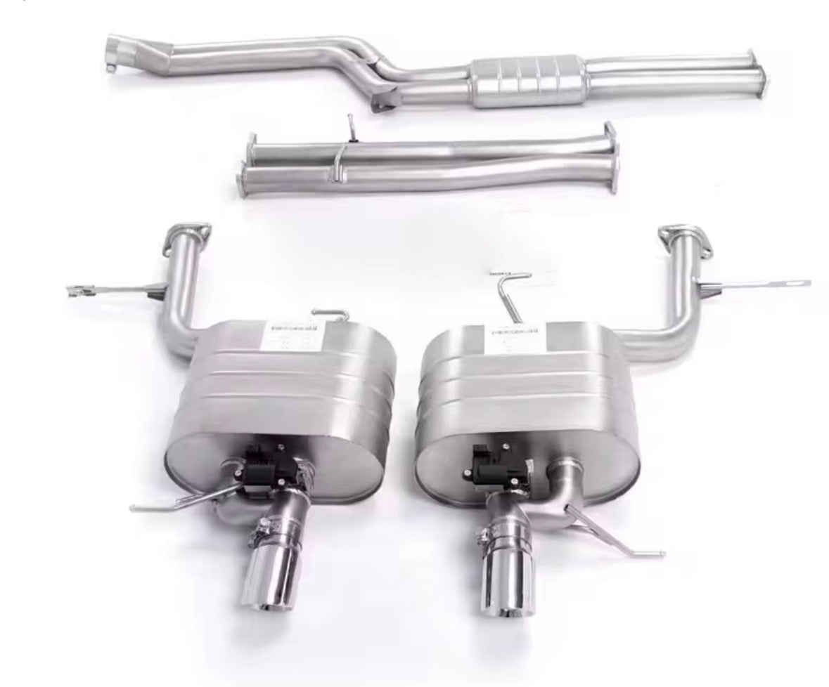 Catback Auspuffanlage für BMW 535i F10 / F18 3.0T N55 (2010–2017) – Edelstahl mit Klappensteuerung